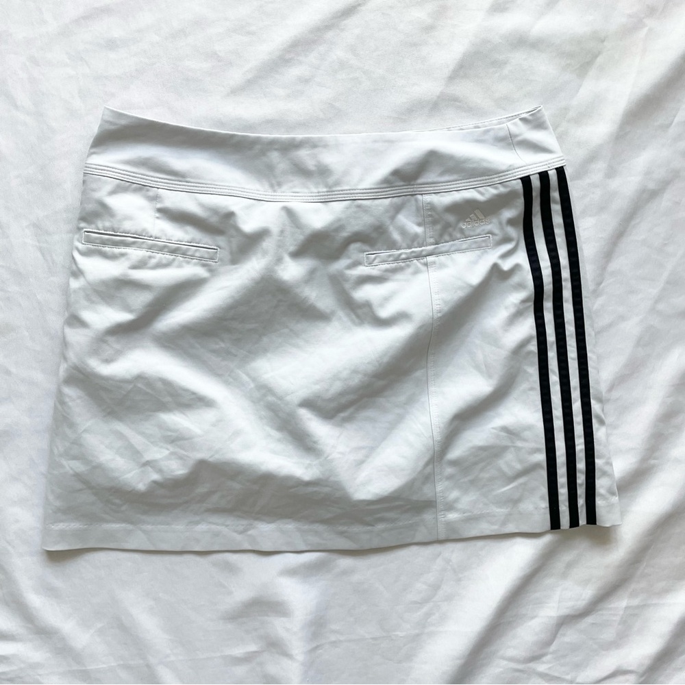 Adidas Light Grey Tennis Skirt Size 8 - Picture 3 of 6